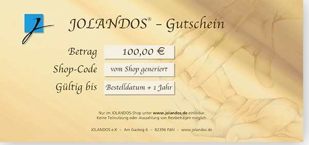JOLANDOS - Gutschein 100 Euro