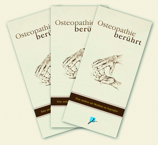 Praxisbroschüre: Osteopathie - neutral (braun-beige)