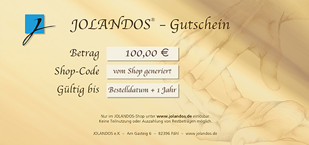 JOLANDOS - Gutschein 100 Euro
